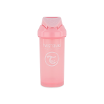 Twistshake 78588 Pink 360 ml Gertuvė su &scaron;iaudeliu