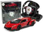 Radiovadāmā ma&scaron;īna ar pulti Lamborghini Veneno Red