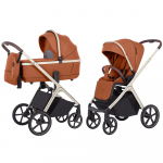 Carrello Vector CRL-6550 Coral Orange Vaiki&scaron;ka Vežimėlis 2in1