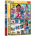 Puzzle - 2x200 - Stitch's Merry Life - Disney Lilo and Stitch 13334