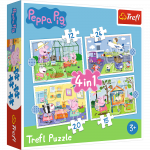 Puzzle - "4in1" - Holiday memories / Peppa Pig Trefl 34359