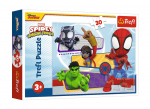 Puzzle &ndash; 30 &ndash; Brave Spidey &ndash; Spidey and His Friends &ndash; Marvel &ndash; Trefl 18322