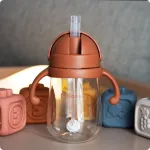 Kidnort Bringebaer Teddy Brown Gertuvė su &scaron;iaudeliu ir svareliu 240 ml