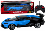 Radiovadāmā ma&scaron;īna ar pulti Sports Car 1:16 Blue