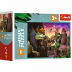 Puzzle - miniMaxi - Discover the world of dinosaurs - Trefl 56036