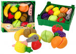 Fruit Cutting Set in a Box 9 Pieces Green Knife