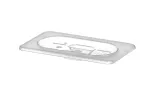 Dangtis GN 2/1 konteineriui COOL, HENDI, COOL, GN 1/9, Permatomas, 108x176mm