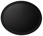 Serviravimo padėklas Camtread, ovalus, neslidus, Cambro, Juodas, 685x560x(H)32mm