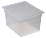 Konteineris GN 1/2 i&scaron; skaidraus polipropileno, Cambro, GN 1/2, 11,7L, Permatomas, 325x260x(H)200mm