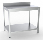 600 WORKTABLE BOTTOM SHELF UPSTAND FLAT PACKED 2000