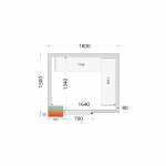 &Scaron;aldymo kamerų plok&scaron;tės 80 mm CR 180x150x220