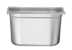 GN 1/2 talpyklė su nuleistomis rankenomis, HENDI, Profi Line PLUS, GN 1/2, 12,5L, Sidabro, 325x265x(H)200mm