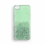 Wozinsky Star Glitter blizgantis dėklas Samsung Galaxy S21+ 5G (S21 Plus 5G) žalias