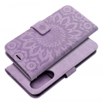 MEZZO knygų dėklas XIAOMI Redmi Note 15 PRO PLUS 5G mandala violetinė