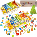 Medinis galvosūkis - sorter 6 in 1 Kruzzel 22636