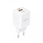 Sieninis įkroviklis GaN 33W PPS USB C/USB Dudao A13Pro - baltas