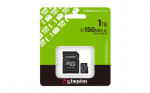 Kingston Technology 1TB microSDXC Canvas Select Plus Gen3 150MB/s A1 kortelė + adapteris