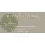 25 &euro; dovanų kuponas, apsipirkti Žiedo 17