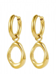 Bud To Rose - Miller Hoop Earring Gold - Auskarai - dydis ONE SIZE