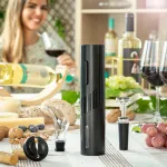 Elektrinis kam&scaron;čiatraukis su priedais vynui Corking InnovaGoods