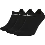 Kojinės NIKE Everyday Lightweight No Show Black 3 poros (34&ndash;38)