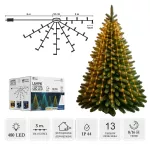 LED girlianda su žiedu, 3 m, 480 LED, &scaron;iltai balta