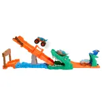 HOT WHEELS MONSTER TRUCKS rinkinys &ndash; Krokodilo i&scaron;&scaron;ūkis (JJN45)