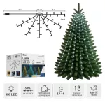 LED girlianda su žiedu, 16 &times; 3 m, 480 LED, &scaron;altai balta
