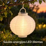 pakabinamas saulės energijos LED žibintas &bdquo;festival&ldquo;, 20 cm