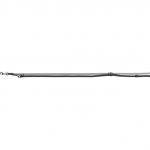 Trixie Softline Elegance pritaikomas pavadys, XS-S 2m/15mm, juodas/grafito
