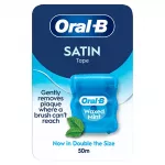 Oral-b Satin Waxed Mint 50 m - Dent&aacute;ln&iacute; voskovan&aacute; nit