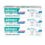 Elmex Toothpaste Repair & Prevent Gentle White 3 x Dantų balinimui