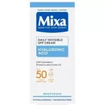 Mixa Hyaluronic Acid Daily Invisible SPF Cream SPF50 50 ml