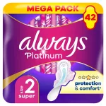 Always Platinum Ultra Super Mega sanitary pads 42 pcs Intymioji higiena
