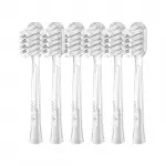 Laifen Replacement head for toothbrush 2.0 Gum Care Transparent - 6 pcs
