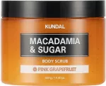 KUNDAL Macadamia & Sugar Pink Grapefruit Body Scrub