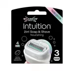 Wilkinson Sword Intuition Soap and Shave Nourishing Replacement Heads 3 pcs