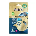 Astrid Textile mask with gold proteins for a smoother appearance and restoration of skin volume Hyaluronic Gold