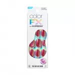 KISS imPRESS Color FX Walk Out Nails - Samolep&iacute;c&iacute; nehty ( 30 ks )