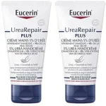 Eucerin Urea Repair PLUS 5% Urea Hand Cream 2 x 150 ml