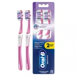 Oral-b Pro-3D White Whitening Clean Medium Toothbrush - Toothbrush (2 pcs)