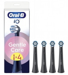 ORAL-B IO Gentle Care Black brush heads 4 pcs elektrinis dantų &scaron;epetėlis Unisex