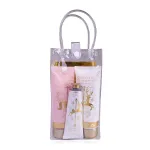 Accentra Romantic Dreams Body Care Set - D&aacute;rkov&aacute; sada koupelov&eacute; p&eacute;če v průhledn&eacute; ta&scaron;tičce