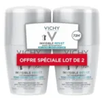 Vichy Invisible Resist 72H Detranspirant 2 x 100 ml