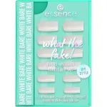 essence What the Fake! Press-On 04 Bare White - Sada s uměl&yacute;mi nehty