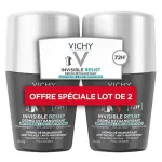 Vichy Vichy Homme Invisible Resist 72H Roll-On Deodorant Duo Set Dezodorantas 100 ml