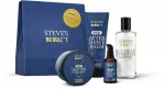 Steve&acute;s Gift set Shaving Box Blue Velvet
