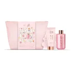 Grace Cole Gift set in a cosmetic bag Peony, Peach & Raspberry 3 pcs