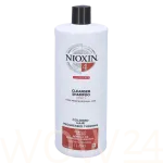 Nioxin System 4 Color Safe Cleanser Shampoo Plaukų &scaron;ampūnas 1000 ml