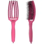 Olivia Garden Fingerbrush Combo Medium Hot Pink